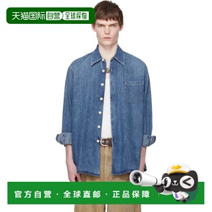 1h可退 潮奢 Our Legacy 男士 蓝色 Above 牛仔衬衫 M2262AWWash