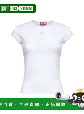 DIESEL 女士T恤 A199120AFAA100 SS2026 白色 T ANGIE OD