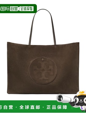 TORY BURCH 女士手提包 170980200 SS2026 棕色 ELLA SUEDE TOTE