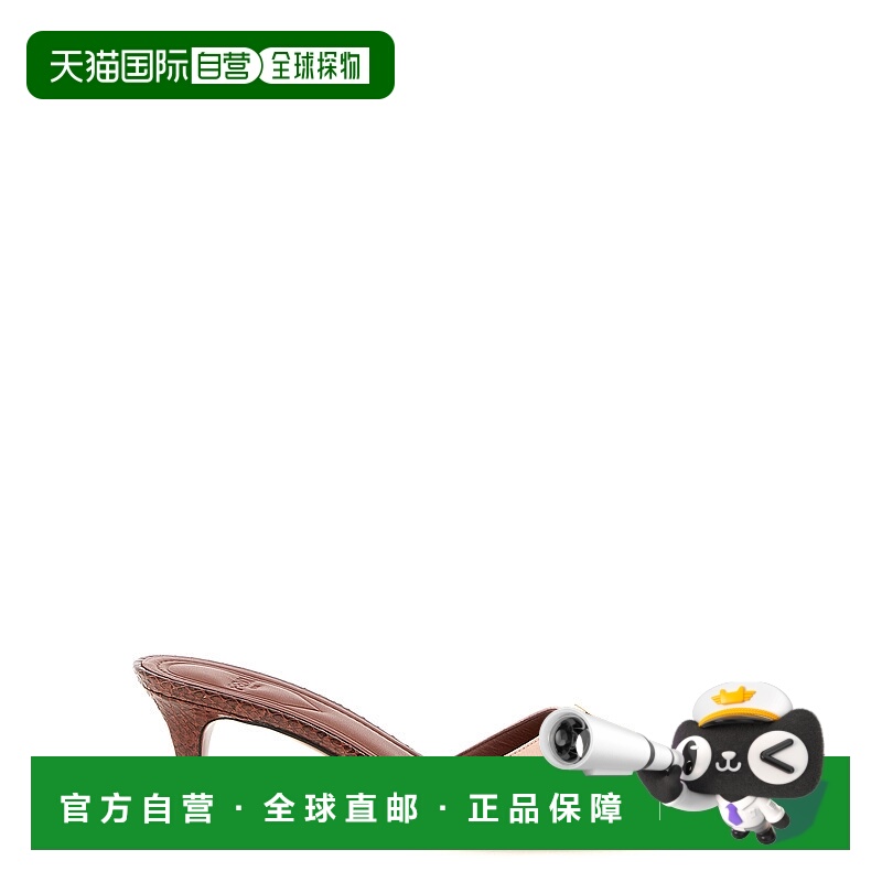 1h可退 FENDI 女士凉鞋 8R8538AU2TF1SZ0 SS2025 棕色 Fendi 'Fen