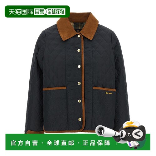 Barbour 女士户外风衣 LQU1924LQUNY91 AW2026 蓝色 Quilted 'Ain
