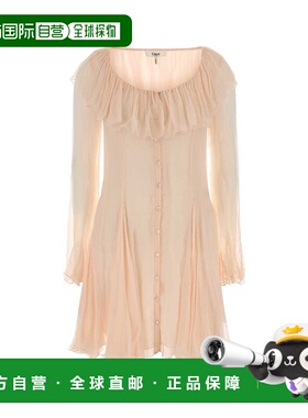 CHLOÉ 女士连衣裙 CH25WRO190016F0 AW2025 粉红色