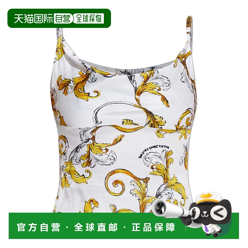 1h可退 VERSACE JEANS 女士背心吊带 78HAM236NS639G03 SS2025