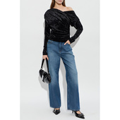 女士背心吊带 Velvet A104005911129099 GANNI SS2026 黑色 top