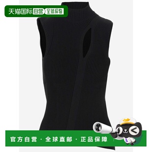 AW2023 1h可退 10112061A079531B000 女士T恤 黑色 VERSACE