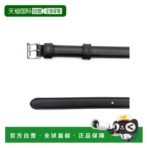 PRADA 女士腰带 1CC156053F000B AW2023 黑色 PRADA saffiano sli
