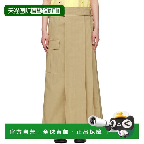 1h可退 潮奢 kenzo 高田贤三 女士 米色 Paris Cargo Cotton Rips