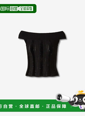 BALMAIN 女士T恤 GF1AJ080KJ37EACEACNOIRARGENT