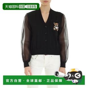 女士针织毛衣 Teddy 091604000555 黑色 Embroid SS2020 MOSCHINO