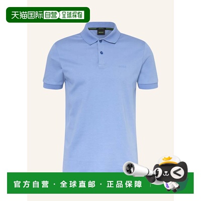 BOSS 男士T恤 100304731417000 CO 浅蓝色 Jersey polo shirt PIO