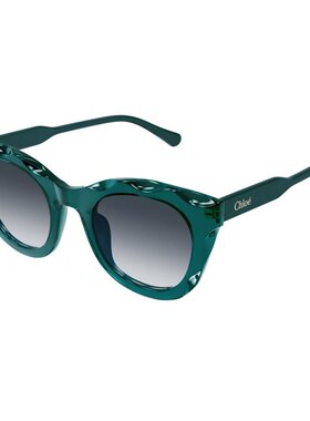 香港直邮CHLOÉ 女士眼镜 CH0295S005 CO 绿色 全框太阳镜