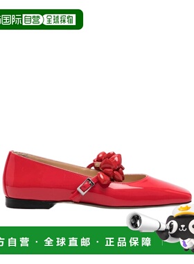 MACH&MACH 女士休闲鞋 SS25S0899RED SS2025 红色 方头平底鞋