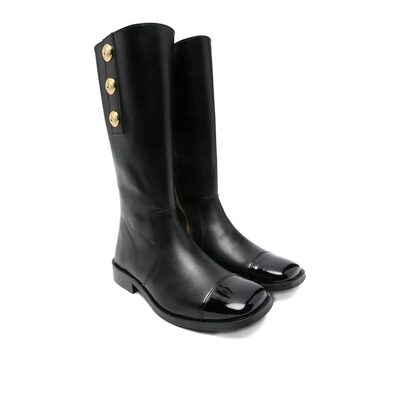 BALMAIN 女童童靴 BX0A46Z1574930OR AW2025 黑色【付后1h可退】