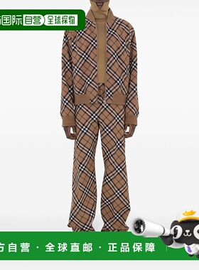 BURBERRY 男士外套 8092963LINDEN AW2024 花色 CHECK WOOL BLEND