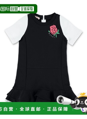 MARNI 女童连衣裙 M01673M00V10M900 SS2026 黑色 JERSEY DRESS R
