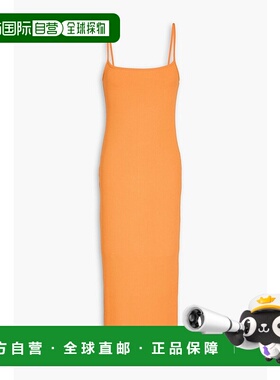 1h可退 潮奢 Melissa Odabash 女士 Riley 罗纹针织中长连衣裙 RI