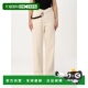 女士休闲裤 Beige 105071A2JPC21 PINKO SS2025 白色 pants直筒裤