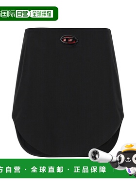 1h可退 潮奢 Diesel 迪赛 女士 柴油引擎標誌牌 O 塗裝裙 A200960