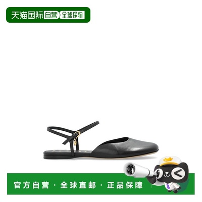 LOEWE 女士芭蕾乐福鞋 LLST466X100BLACK CO 黑色 'Toy' shoes