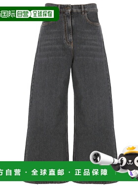 1h可退 ETRO 女士牛仔裤 WRNB0013AD247S9095 AW2025 黑色直筒裤