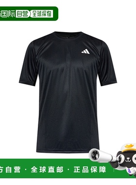 ADIDAS 男士T恤 JF85020BLACK SS2026 黑色 T-shirt with logo