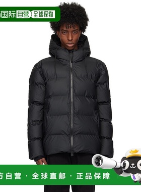 1h可退 潮奢 RAINS 男士 黑色 Alta 填充夹克 15120