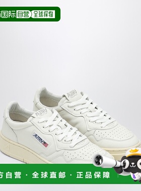 1h可退 潮奢 AUTRY 女士 Medalist 白色皮质运动鞋 AULWGG04