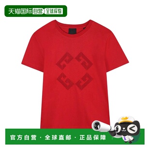 红色短袖 GIVENCHY AW2025 H3096795H 男童T恤