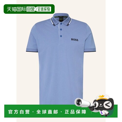 BOSS 男士T恤 100126582917003 CO 浅蓝色 Functional polo short