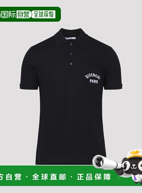 GIVENCHY 男士POLO衫 BML00T3YSD499 SS2026 蓝色短袖
