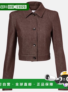 1h可退 潮奢 MaxMara 麦斯玛拉 女士 Carpa 短款棉质夹克