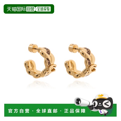 COACH 女士耳饰 37557606GLD710 SS2026 金色 Brass earrings