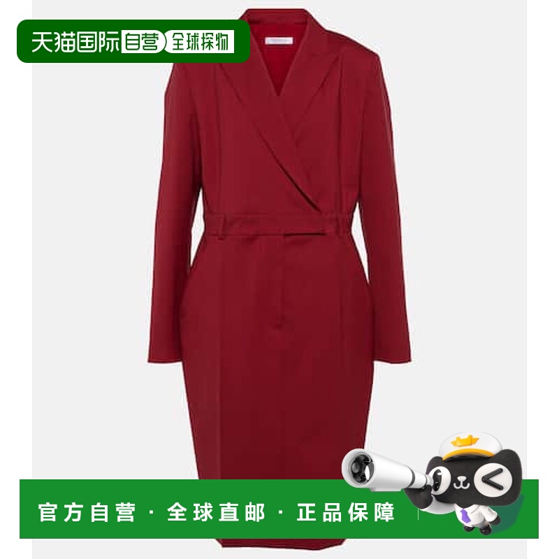 1h可退 潮奢 MaxMara 麦斯玛拉 女士 Odessa 羊毛西装迷你连衣裙