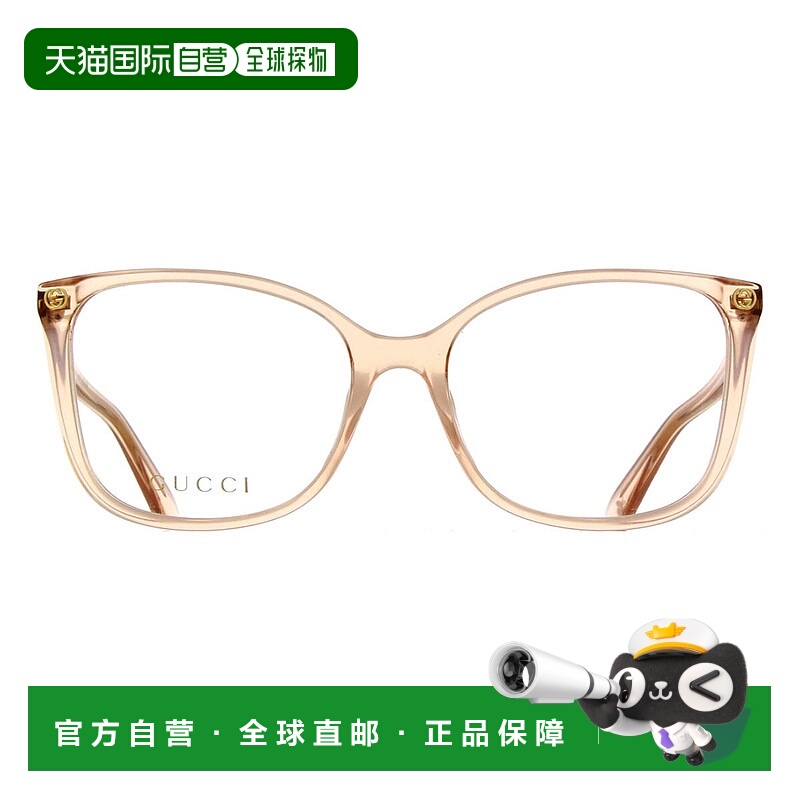 1h可退 GUCCI 女士眼镜 GG0026O013 CO 花色 全框平光镜