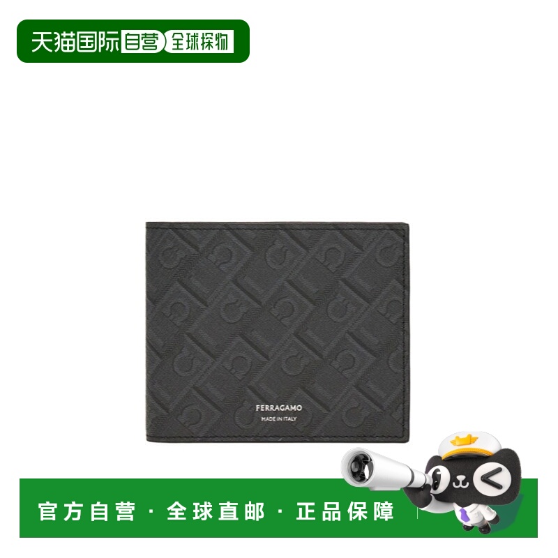 1h可退 salvatore ferragamo 男士 钱包菲拉格慕牛皮