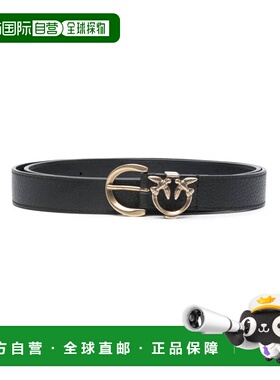 PINKO 女士腰带 102820A158Z99Q AW2025 黑色 Black leather belt