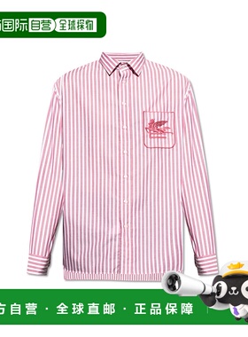 1h可退 ETRO 男士衬衫 MRIC0059AR359S8461 AW2025 粉红色 长袖衬