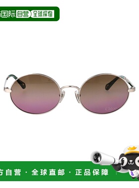 CHLOÉ 女士太阳镜 CH0326S002 AW2025 紫色 圆形太阳镜