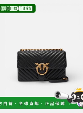 PINKO 女士单肩包 261100941A0GKZ99Q SS2026 黑色 PINKO LOVE ON