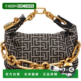 1h可退 潮奢 Balmain 巴尔曼 女士 黑色迷你 Sync 手提包 GN1AD00