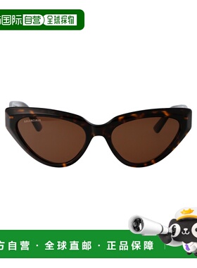 BALENCIAGA 女士眼镜 BB0270S002 AW2023 棕色 BB0270S