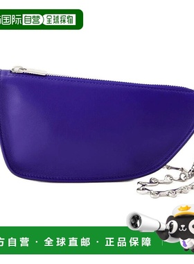 BURBERRY 女士单肩包 8079616 SS2024 蓝色 Burberry Micro Shiel