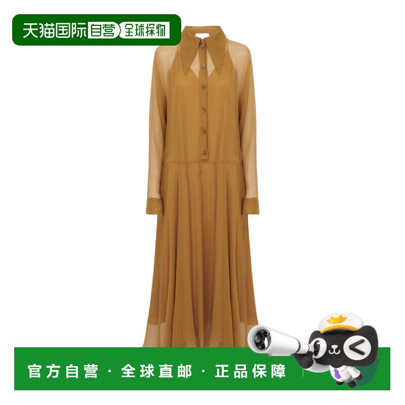 1h可退 奢淘 Chloe 薄纱长衬衫裙 女 C24ARO03001连衣裙