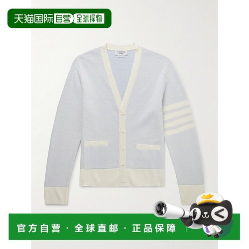 1h可退 潮奢 Thom Browne 汤姆 布朗 男士 长袖开衫 MKC595AY6011