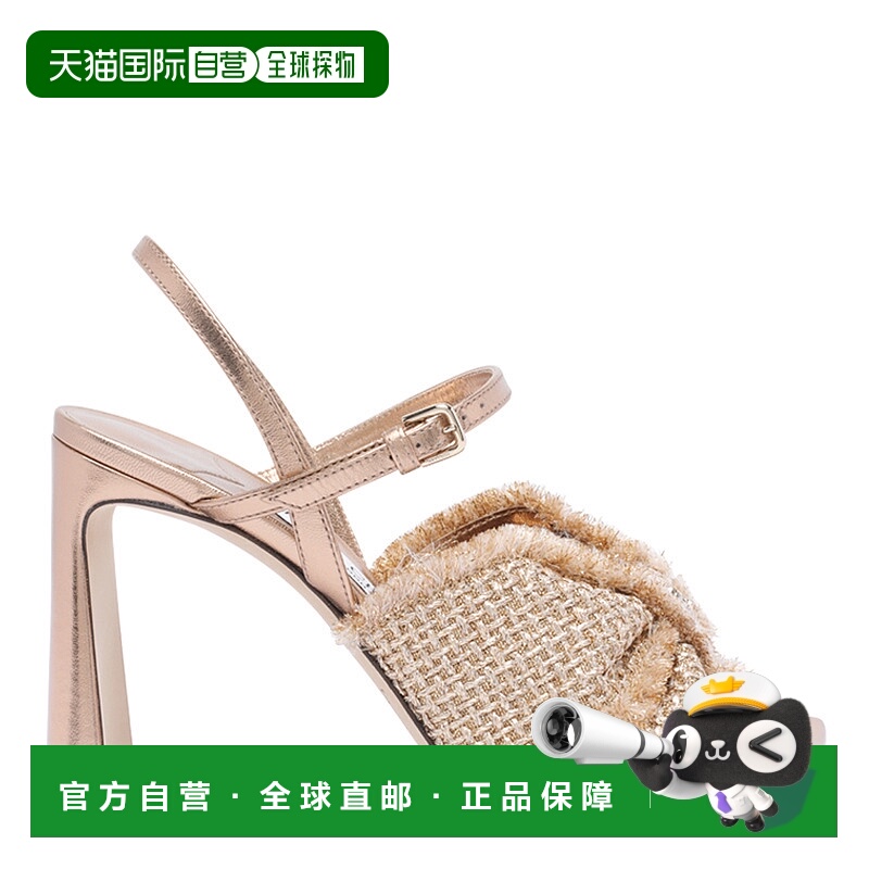 1h可退 JIMMY CHOO 女士凉鞋 ANNIKA95GVNGOLDGOLD SS2025
