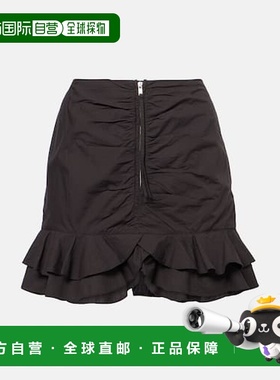 1h可退 潮奢 ISABEL MARANT 女士 Breenea 荷叶边棉质迷你半身裙