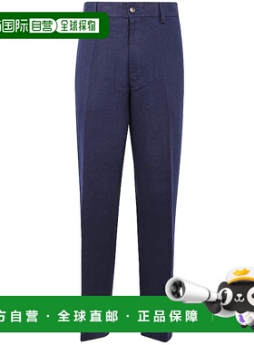 MICHAEL KORS 男士休闲裤 CS5304BBEY401 SS2025 蓝色直筒裤