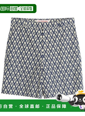 VALENTINO 男士短裤 SS2025 VRDD12AS0QTD 灰色休闲裤