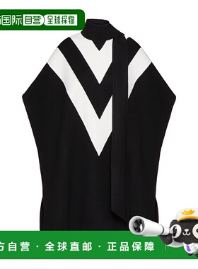 VALENTINO 女士披肩 1B3CG3456JA0NA AW2022 黑色 COMPACT DRAP