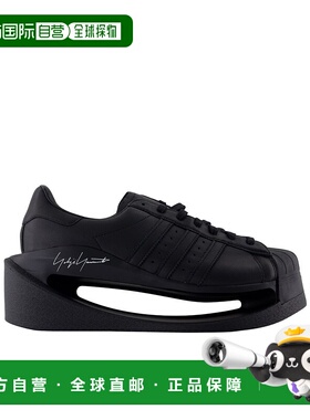 Y-3 男士训练鞋 JS2467 AW2025 黑色 系带运动鞋